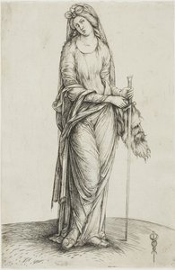 Judith håller Holofernes huvud av Jacopo de