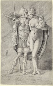Mars och Venus, ca. 15091516. av Jacopo de Barbari