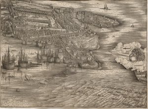 Utsikt över Venedig av Jacopo de