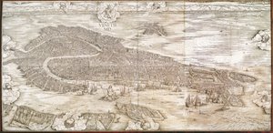 Utsikt över Venedig av Jacopo de