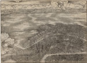 Utsikt över Venedig av Jacopo de
