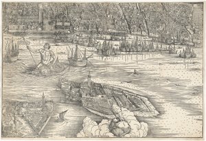 Utsikt över Venedig [nedre mittblocket]
