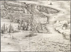 Utsikt över Venedig [nedre högra blocket]