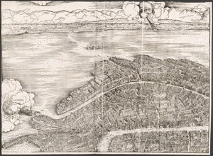Vy över Venedig [det övre vänstra kvarteret]