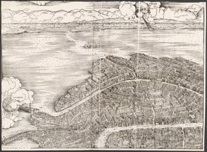 Utsikt över Venedig [övre vänstra kvarteret], 1500.