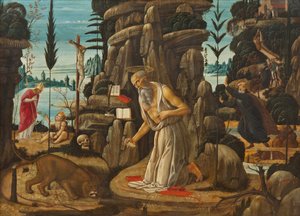 Den botgörande Sankt Hieronymus av Jacopo del Sellaio