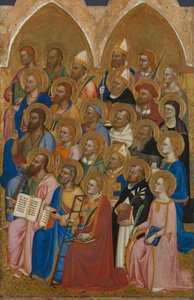 Tillbedjande heliga från San Pier Maggiores altartavla, 1371