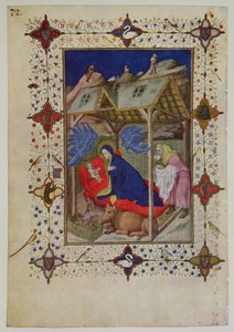 MS 11060-11061 Hours of Notre Dame: Prime, The Birth of Christ, från 