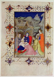 MS 11060-11061 Hours of Notre Dame: Sext, Adoration of the Magi, från 