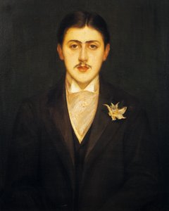Porträtt av Marcel Proust (Paris av Jacques Emile Blanche