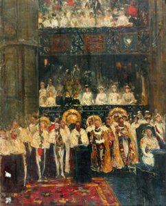 Kröningen av George V av Jacques Emile Blanche