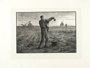 Kväll av Jacques Adrien Lavieille