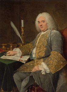 Porträtt av Jean-Gabriel du Theil vid undertecknandet av Wienfördraget av Jacques André Joseph Aved