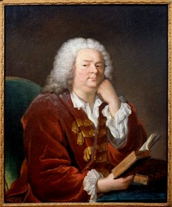 Porträtt av Jean Baptiste (Jean-Baptiste) Rousseau (1670-1741) lyrisk poet Målning av Jacques Andre Joseph Ave, dit le Camelot eller Avet le Batave (1702-1766) 1700-talet sön. 0,91x0,79 m - Porträtt av Jean Baptiste (Jean-Baptiste) Rousseau (1670-1741), ly