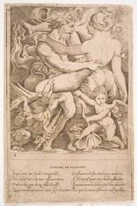 Den eldiga Jupiter av Jacques Androuet Ducerceau d.Æ.