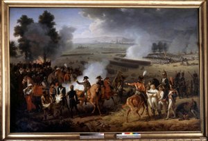 General Charles Antoine Desaix de Veygoux (1768-1800) död i slaget vid Marengo den 14/06/1800 Målning av Jacques Augustin Catherine (Jacques-Augustin-Catherine) Pajou (1766-1828) 1800 Boissy de saint Leger, Chateau de saint Leger Grosbois