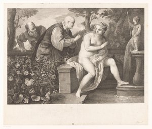 Susanna och de äldre av Jacques Beauvarlet