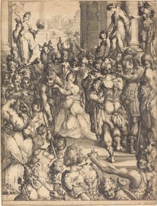 Saint Lucys martyrskap. av Jacques Bellange