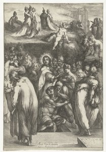 Uppfostran av Lazarus av Jacques Bellange