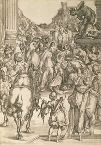 The Adoration of the Magi (etsning) av Jacques Bellange
