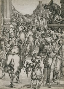 The Adoration of the Magi, c.1614-17 (etsning med gravyr) av Jacques Bellange