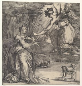 Bebådelsen. av Jacques Bellange