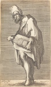 The Blind Hurdy Guurdy Player. av Jacques Bellange