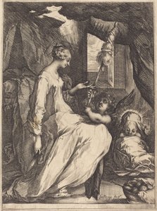 Madonnan spinning, 1615.