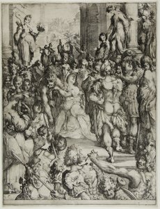 Saint Lucys martyrskap av Jacques Bellange