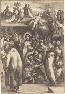 Lazarus uppståndelse av Jacques Bellange