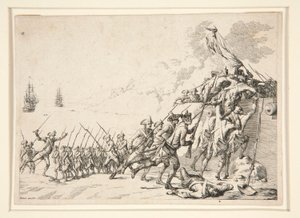 Attack på ett fort från havet