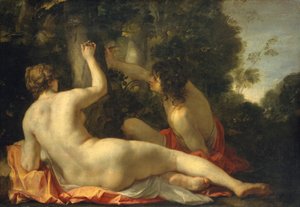 Angelica och Medoro, möjligen tidigt 1630-tal.