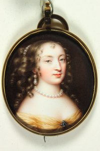 En dam som heter Mary Killigrew, Madame Zuylestein (emalj) av Jacques Bordier