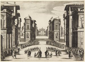 Akt 2, ur serien Soliman av Jacques Callot