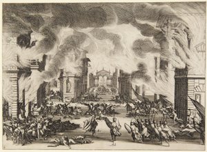 Akt 5, ur serien Soliman av Jacques Callot