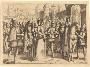 Ankomst till Valencia av Jacques Callot