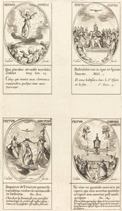 Himmelsfärd, Pingst, Treenighet, Corpus Christi. av Jacques Callot