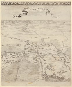 Detalj ur "Slaget om Breda" av Jacques Callot