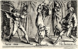 Balls of Sfessania - från etsningar av Jacomo Callot. av Jacques Callot