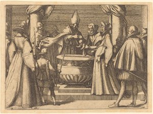 Dop av prinsen av Spanien av Jacques Callot