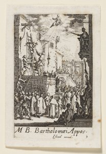 Aposteln Bartolomaios (Bartholomaei Apost.) av Jacques Callot