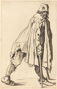 Tiggare med kryckor och mössa av Jacques Callot