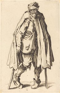 Tiggare med kryckor och säck av Jacques Callot