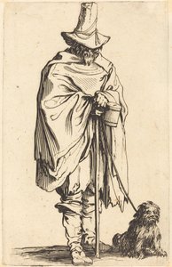 Tiggare med hund av Jacques Callot