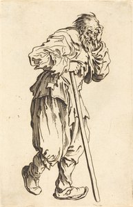 Tiggare med en pinne av Jacques Callot