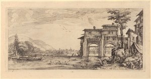 Barnamordet i Betlehem [Plansch 1] av Jacques Callot