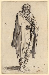 Tiggare med bara fötter, plansch 12 ur serien ”Tiggarna” av Jacques Callot