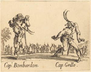Kille. Bonbardon och Cap. Cricket av Jacques Callot