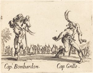 Kille. Bonbardon och Cap. Cricket av Jacques Callot