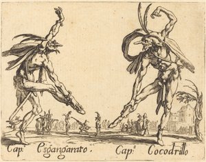 ingen Esgangarato och Cap. krokodil av Jacques Callot